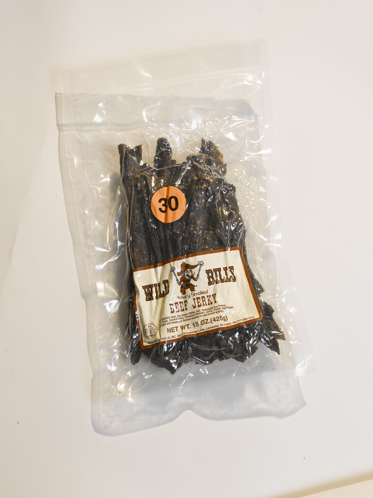 This photo might not look too great, but the jerky sure is!!! It's vacuum sealed for freshness!Refill your glass Mason Jar with our FAMOUS Original Beef Jerky Strips. Enjoy 30 strips of Hand Strung Beef Jerky FULL of rich Hickory Smoke Flavor. After all...AN EMPTY JAR IS A SAD JAR